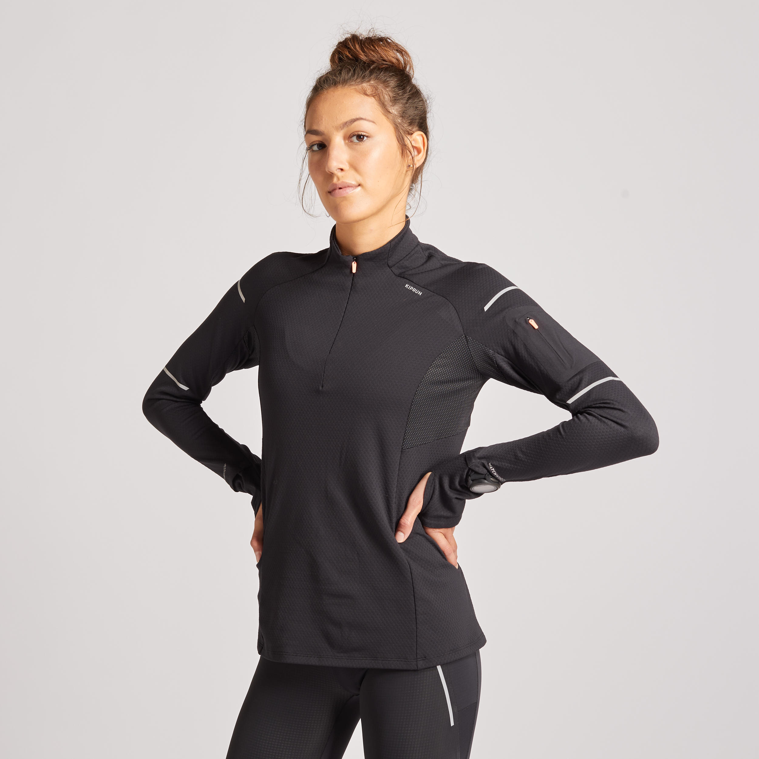 haut manche longue running femme